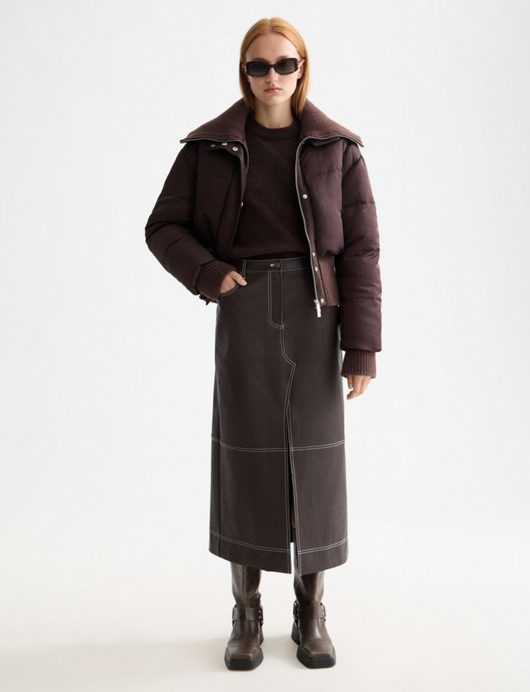 SCOTCH & SODA AVIATOR COLLAR PUFFER