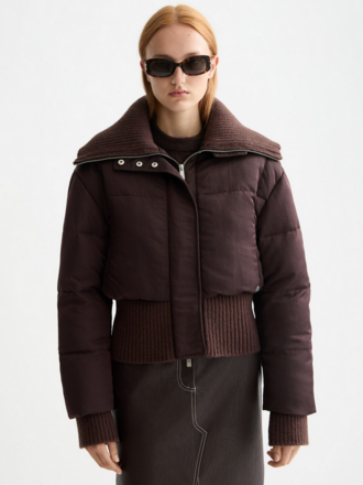 SCOTCH & SODA AVIATOR COLLAR PUFFER