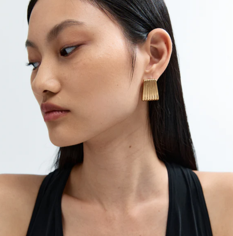 HEAVEN MAYHEM RIBBED EARRING