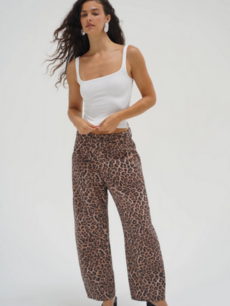 LNA CROSS CREEK LEOPARD PANT