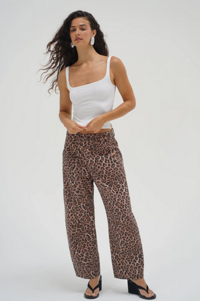 LNA CROSS CREEK LEOPARD PANT