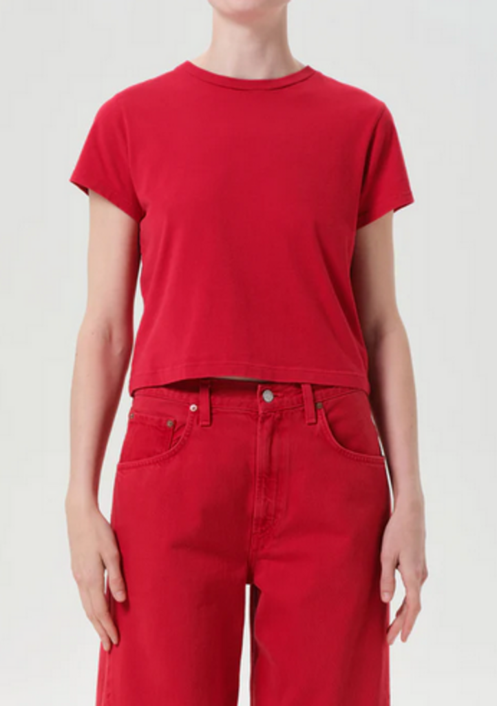 AGOLDE ADINE SHRUNKEN TEE