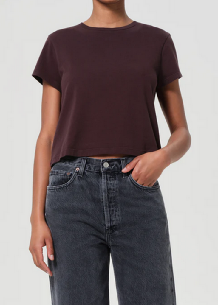 AGOLDE ADINE SHRUNKEN TEE