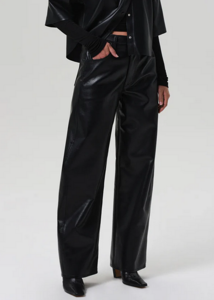 CITIZENS OF HUMANITY AYLA BAGGY RECYCLED LEATHER