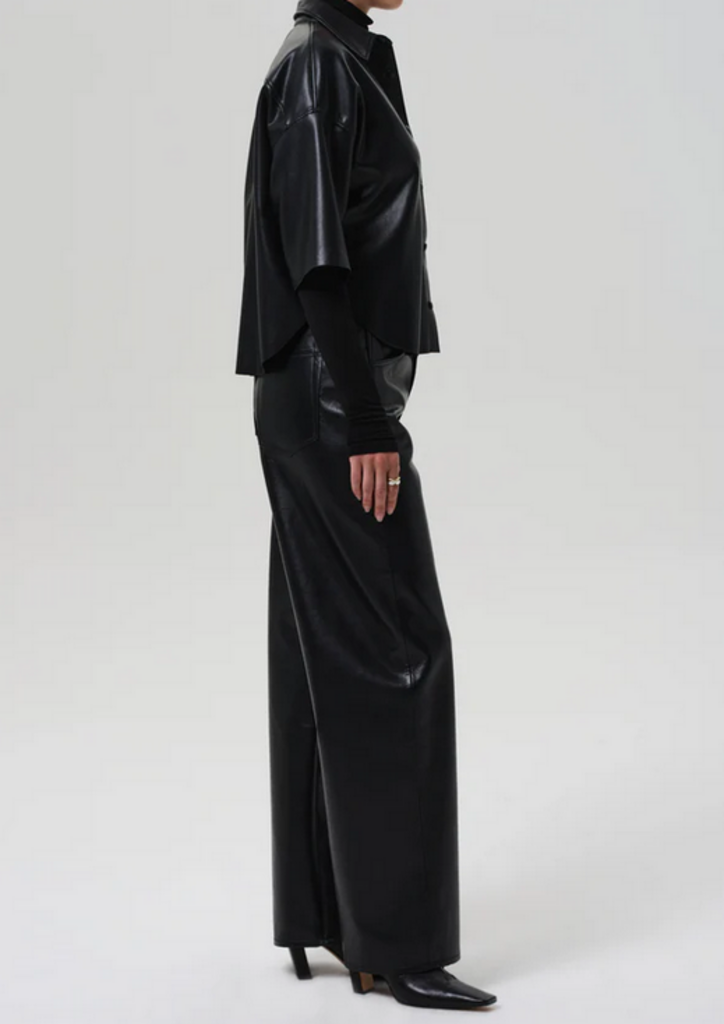 CITIZENS OF HUMANITY AYLA BAGGY RECYCLED LEATHER