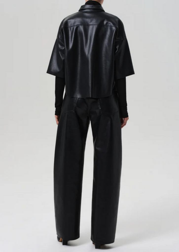 CITIZENS OF HUMANITY AYLA BAGGY RECYCLED LEATHER