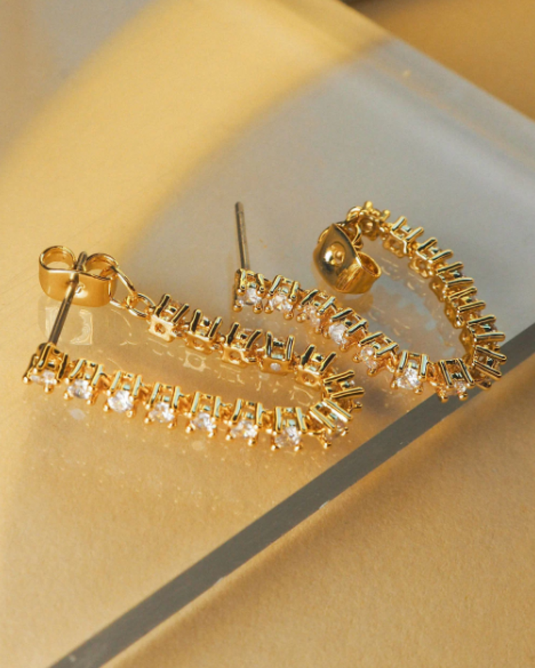 LUV AJ BALLIER CHAIN STUDS