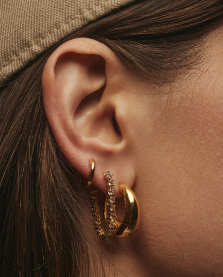 LUV AJ BALLIER CHAIN STUDS