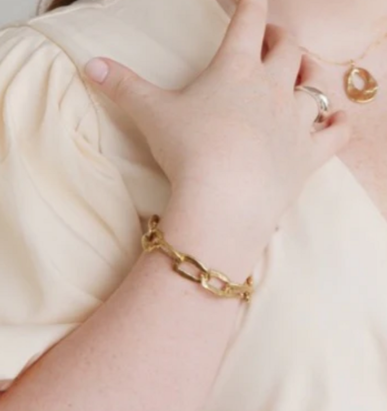 DANTE PEROZZI FORTUNA CHUNKY CHAIN BRACELET