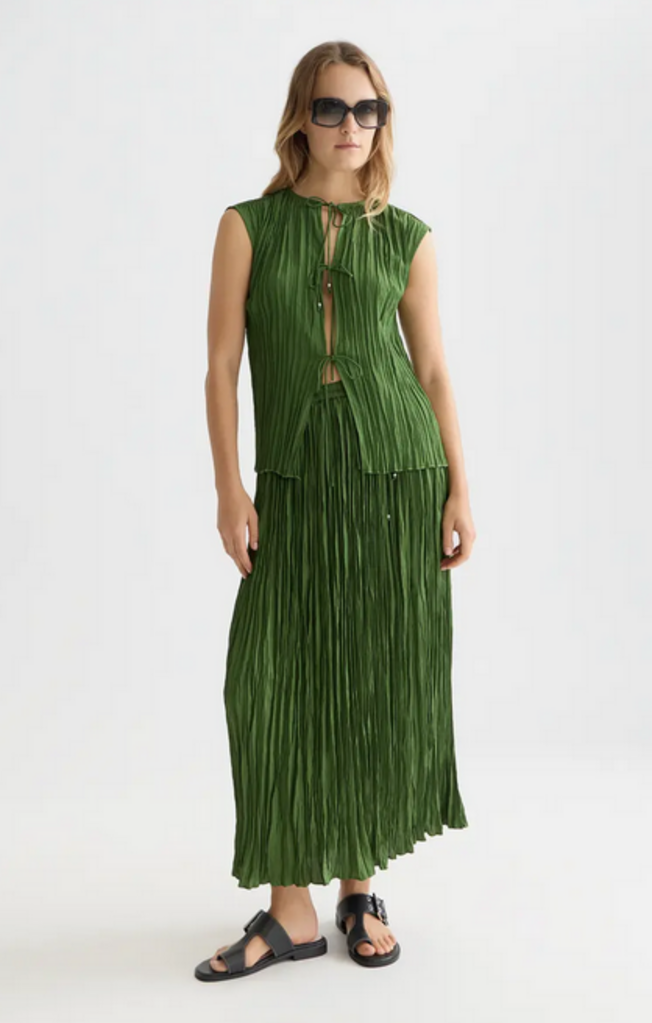 SCOTCH & SODA MICRO PLEAT TOP