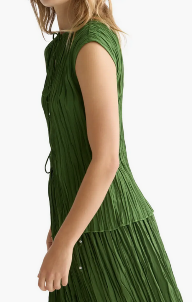 SCOTCH & SODA MICRO PLEAT TOP