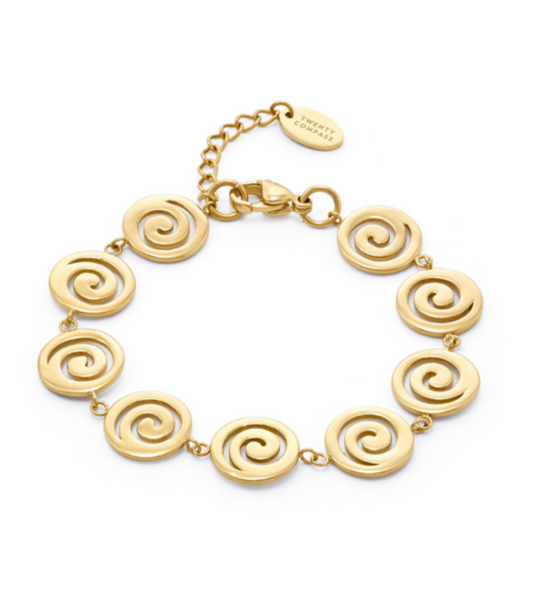 TWENTY COMPASS SWIRL BRACELET