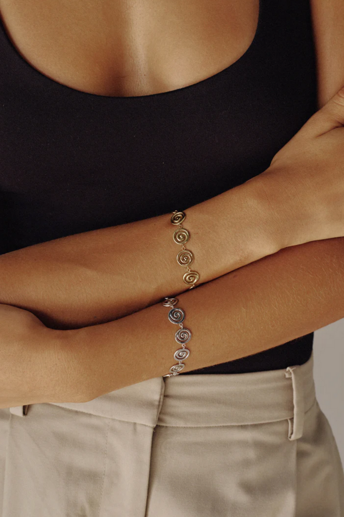 TWENTY COMPASS SWIRL BRACELET