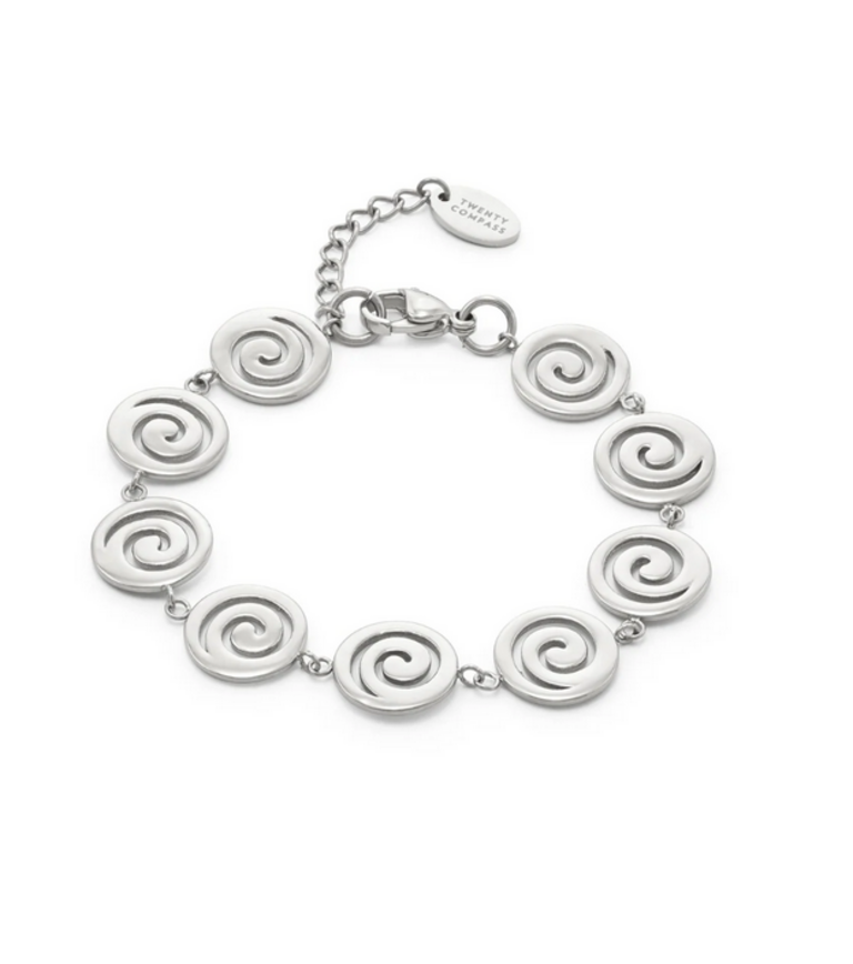 TWENTY COMPASS SWIRL BRACELET