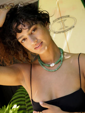 JURATE LA MARIS QUARTZ PEARL NECKLACE