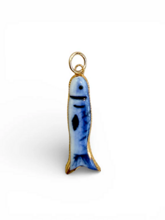 SHA PARLE BLUE FISH CHARM