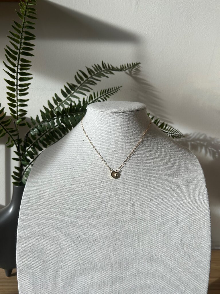 SHA PARLE PAPERCLIP CHAIN W/ CHARM HOLDER