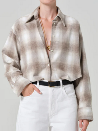 CITIZENS OF HUMANITY ANA CROPPED SHIRT