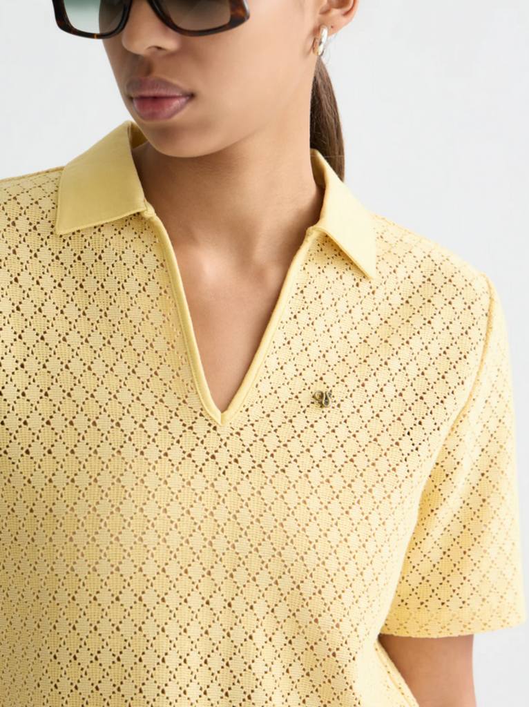 SCOTCH & SODA CROCHET POLO