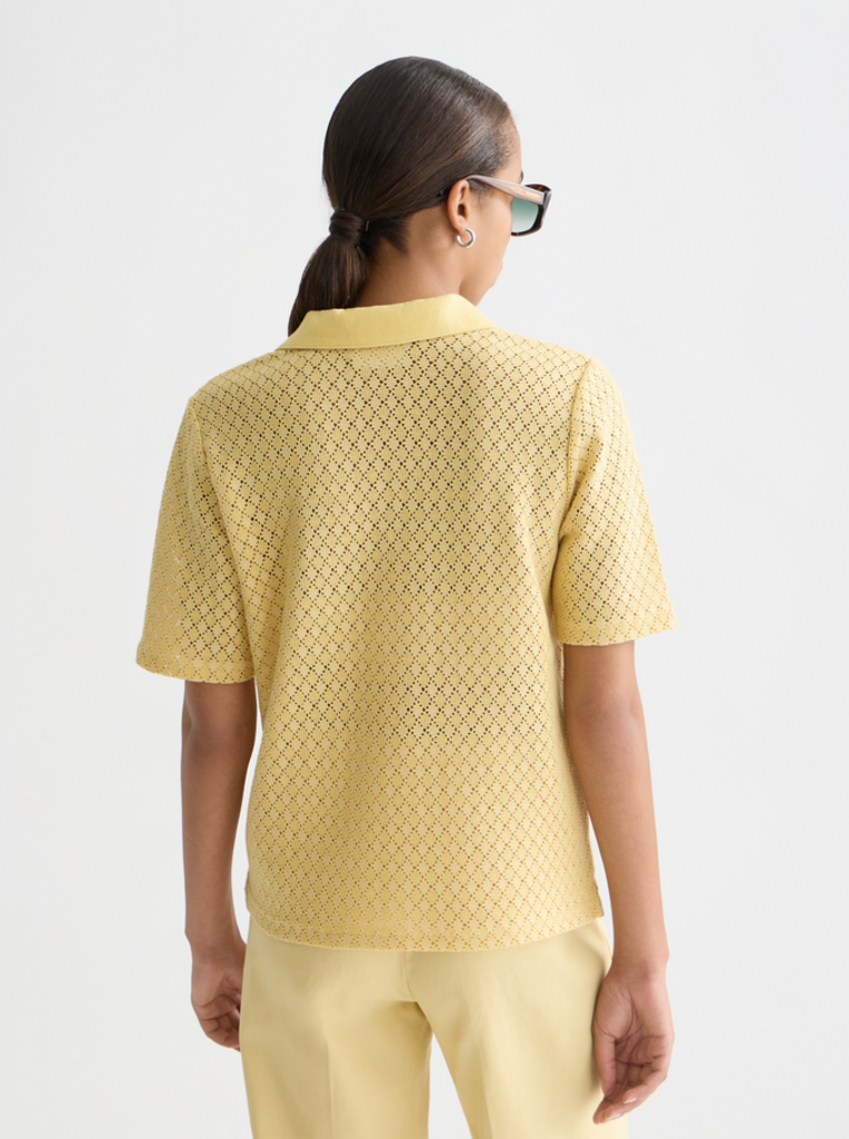 SCOTCH & SODA CROCHET POLO
