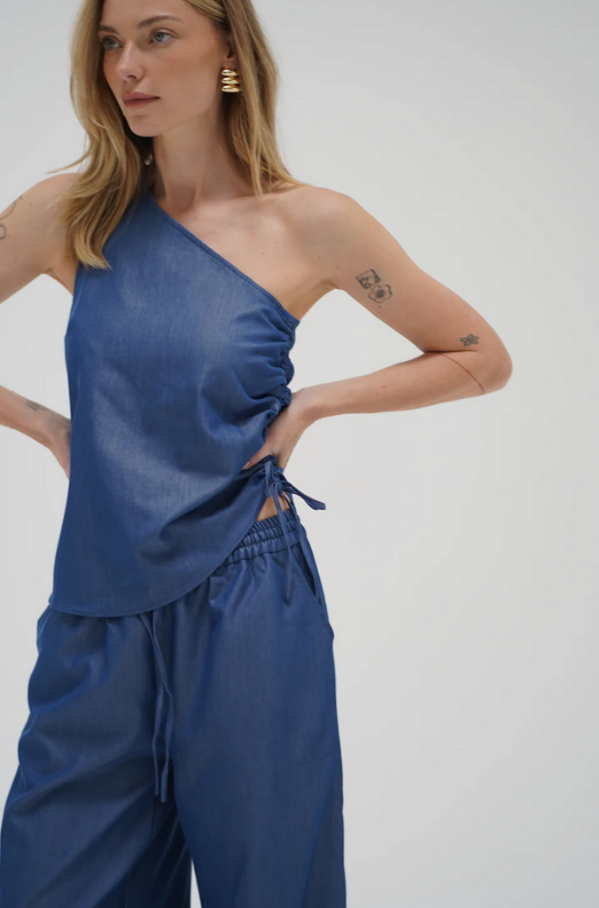 LNA NEELA ONE SHOULDER TOP