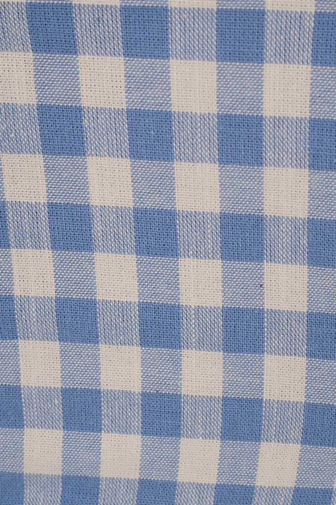 DRESS TO GINGHAM BUSTIER TOP