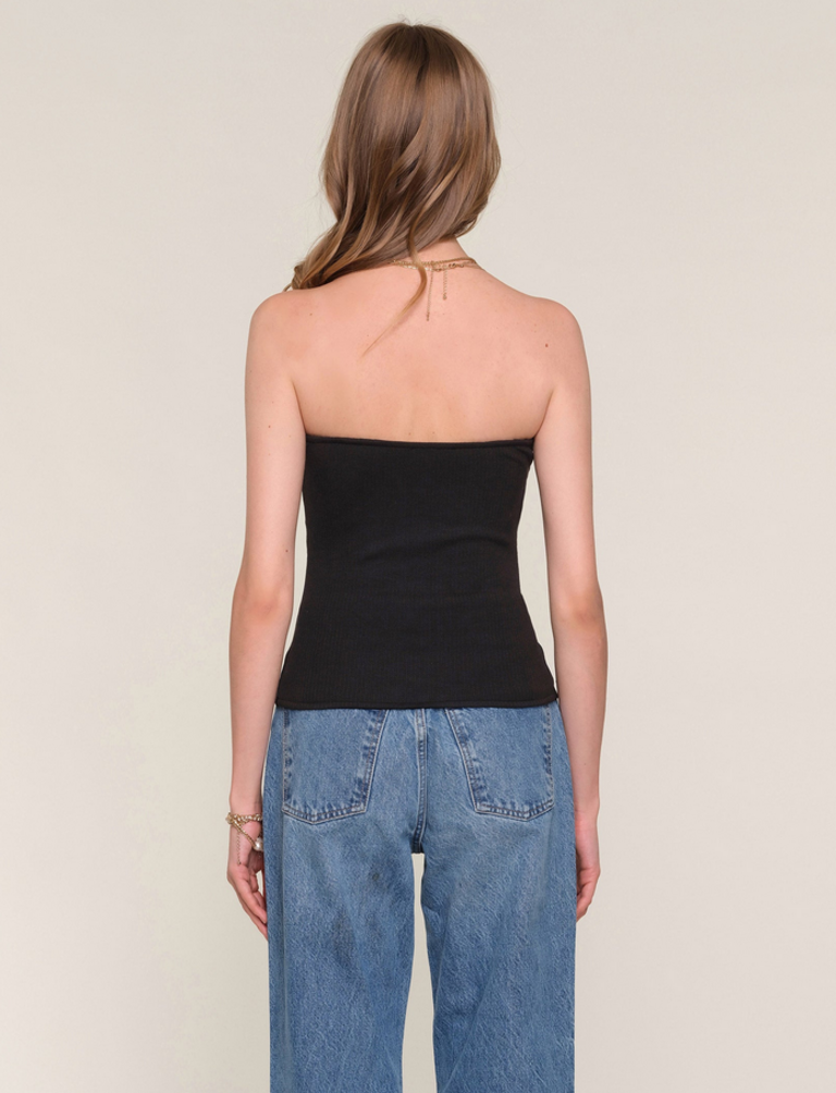 HEARTLOOM MARINETTE TOP BLACK