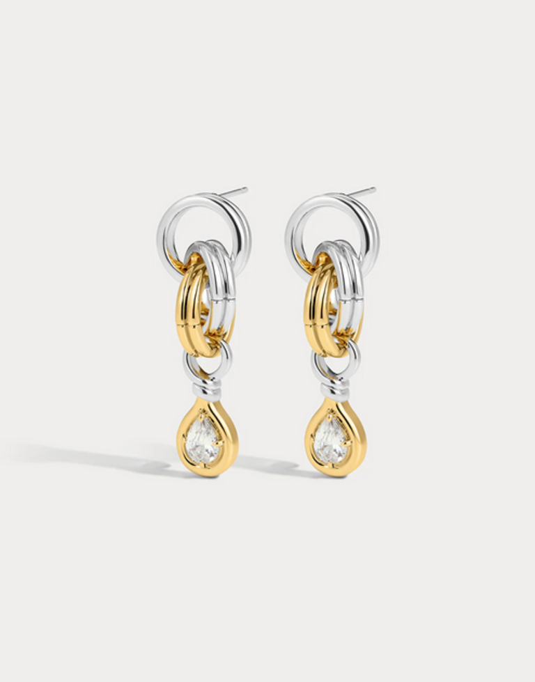 LUV AJ GEORGIA STONE TWISTED STUDS