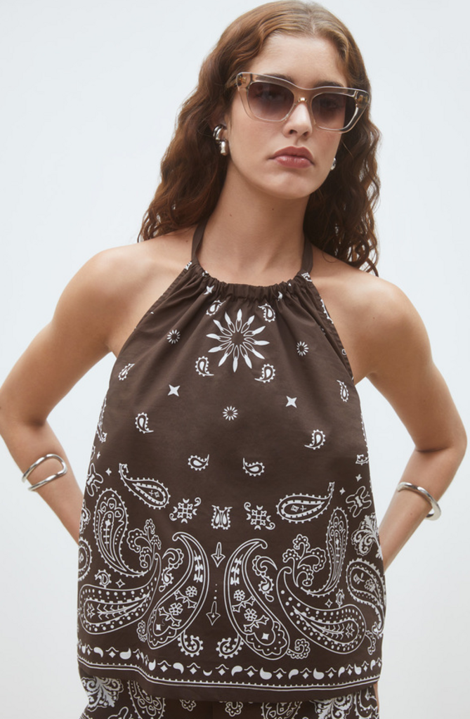 SUNCOO LOOKA BANDANA TOP