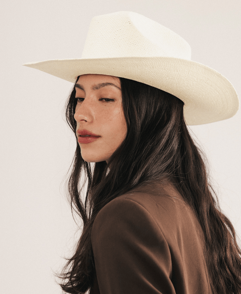 GIGI PIP CARTER STRAW COWBOY HAT