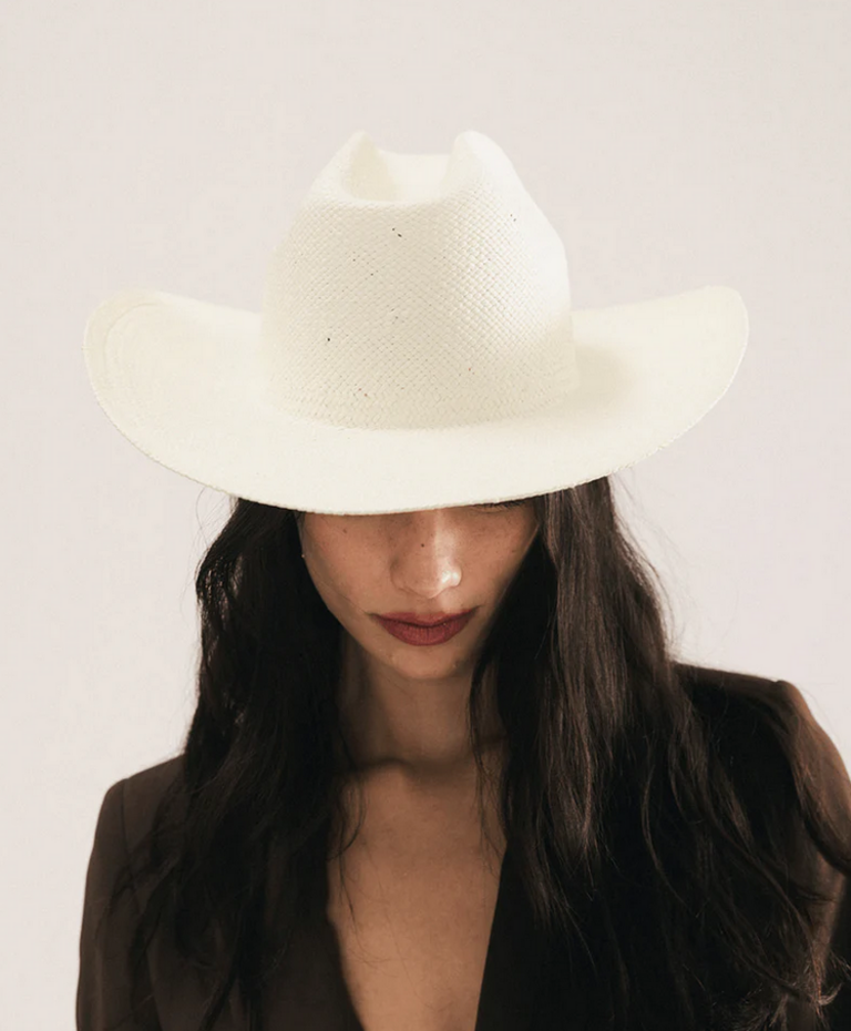GIGI PIP CARTER STRAW COWBOY HAT