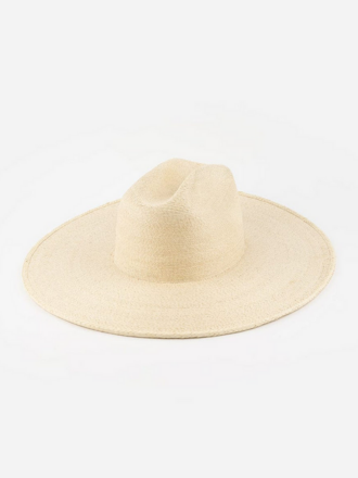 GIGI PIP FAYE WIDE FEDORA STRAW HAT