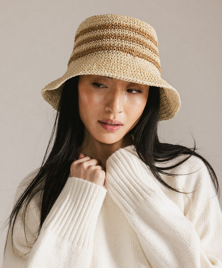 GIGI PIP SAL CROCHET BUCKET HAT