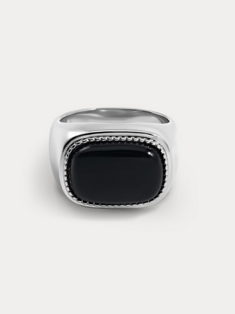 LUV AJ THE MIDNIGHT MESA SIGNET RING