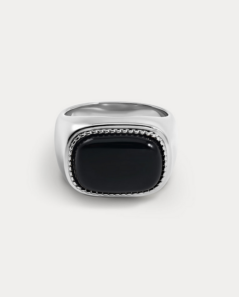 LUV AJ THE MIDNIGHT MESA SIGNET RING