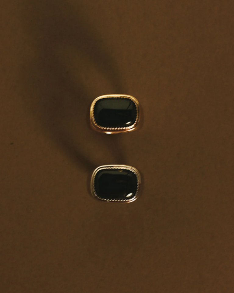 LUV AJ THE MIDNIGHT MESA SIGNET RING