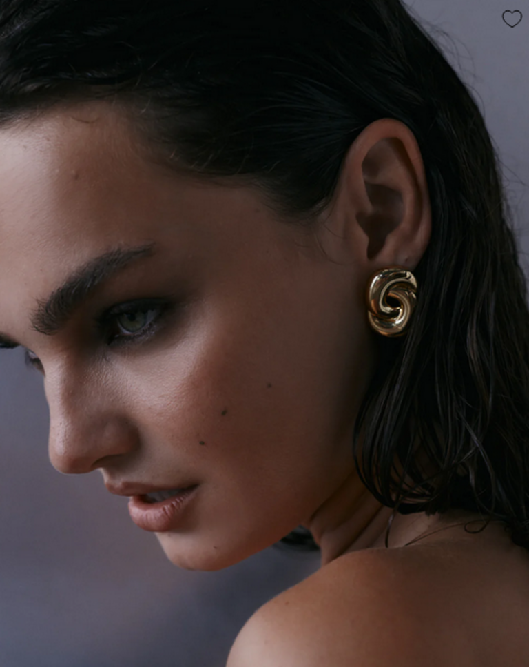 LUV AJ THE SOLSTICE KNOT STUDS