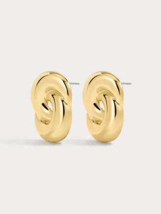 LUV AJ THE SOLSTICE KNOT STUDS
