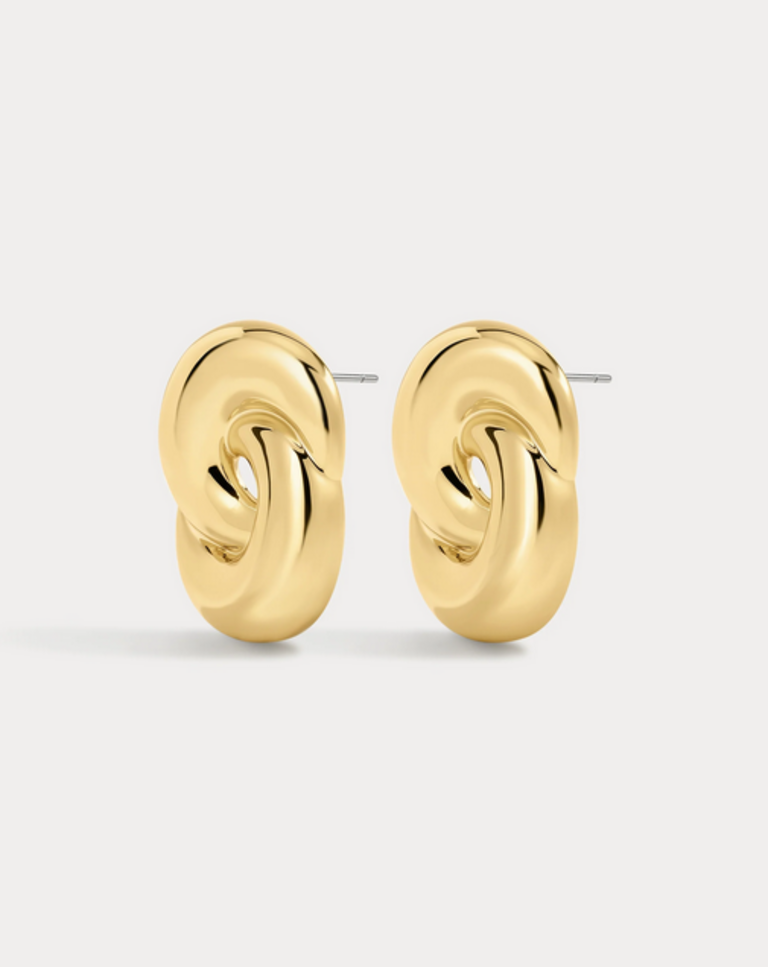 LUV AJ THE SOLSTICE KNOT STUDS