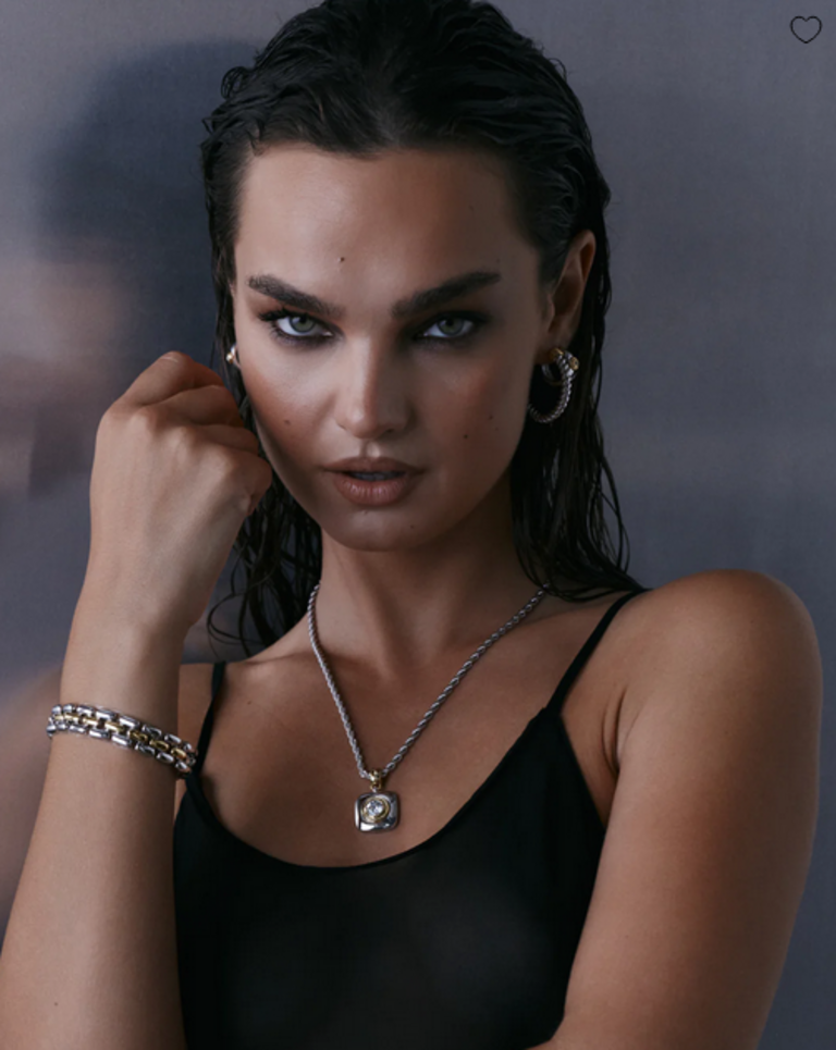 LUV AJ THE NOIR LINK BRACELET