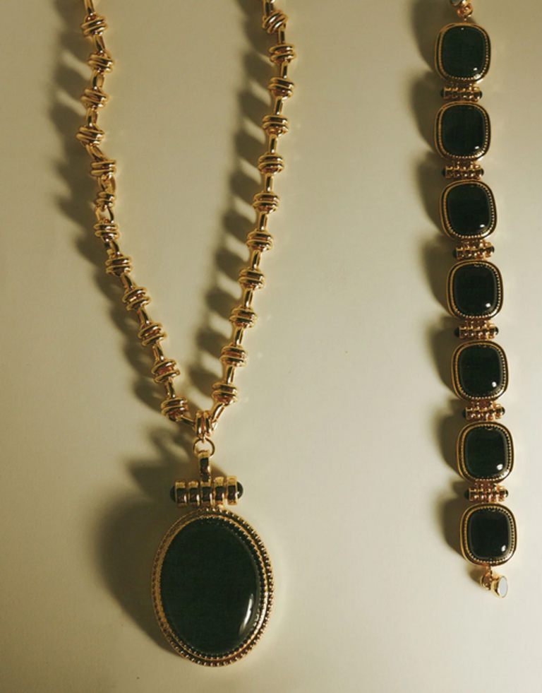 LUV AJ THE MIDNIGHT MESA PENDANT NECKLACE