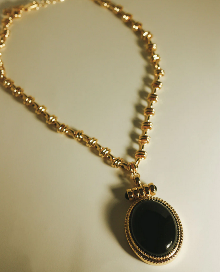 LUV AJ THE MIDNIGHT MESA PENDANT NECKLACE