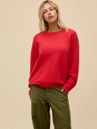 DAYDREAMER SOLID VINTAGE RAGLAN SWEATSHIRT