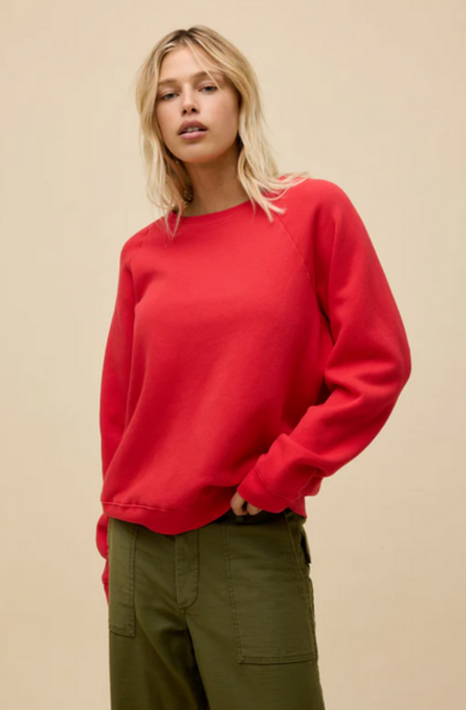 DAYDREAMER SOLID VINTAGE RAGLAN SWEATSHIRT