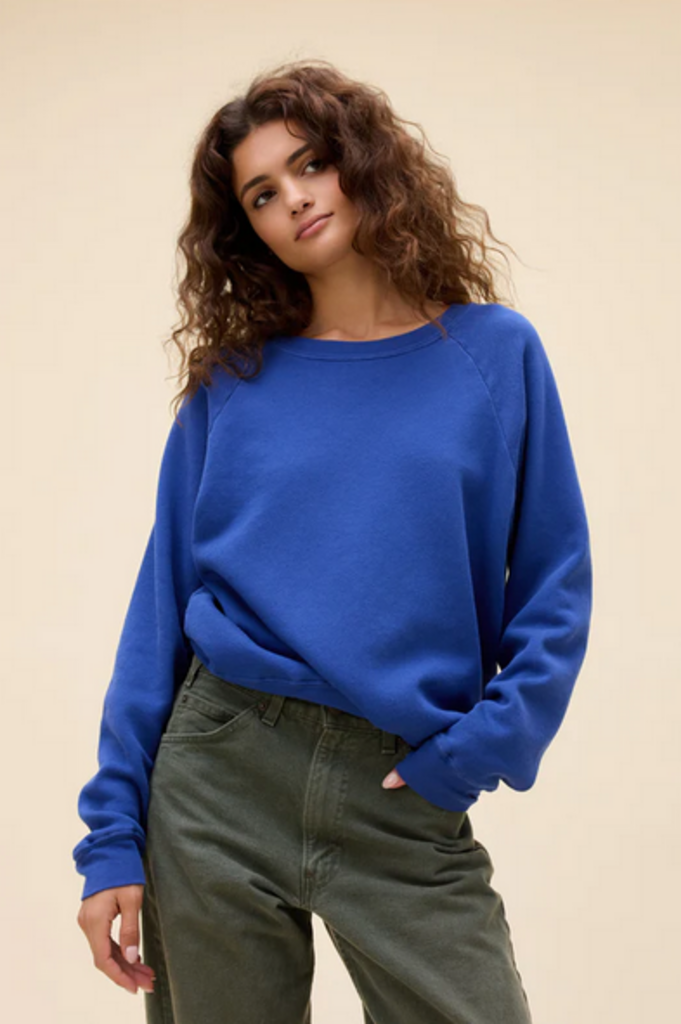 DAYDREAMER SOLID VINTAGE RAGLAN SWEATSHIRT