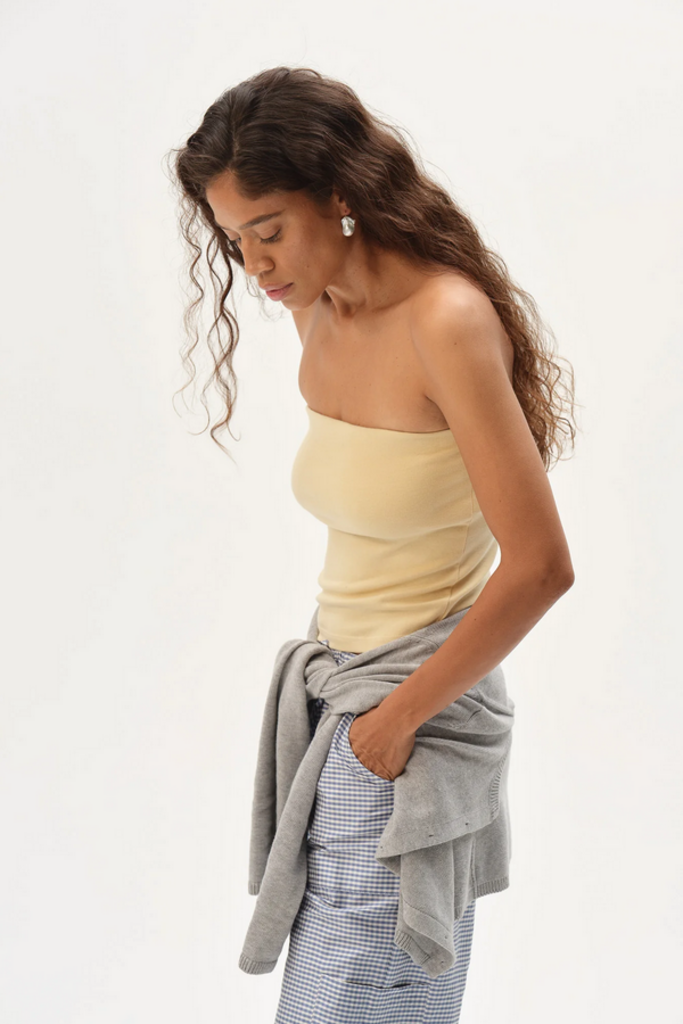 DONNI THE BABY RIB TUBE TOP
