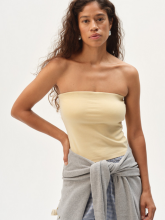 DONNI THE BABY RIB TUBE TOP