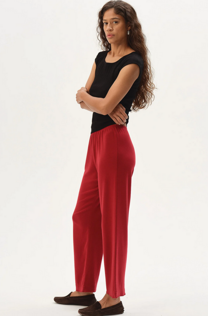 DONNI THE BABY RIB SCALLOP PANT