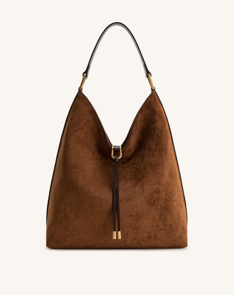 JW PEI ARIA FAUX SUEDE SHOULDER BAG