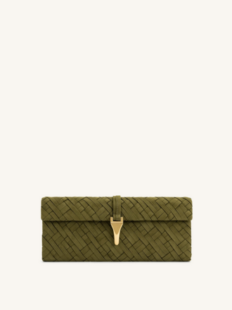 JW PEI ZARIA WOVEN CLUTCH
